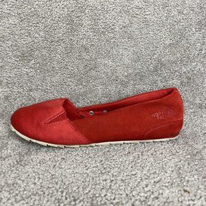 The North Face Shoes Red Slip On Flat Comfort Activewear Women's US Size 9